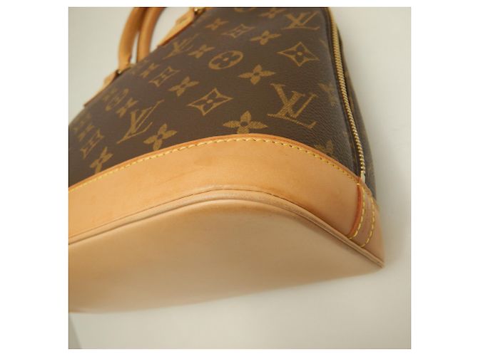 Louis Vuitton Monogram Alma Handtasche Braun Monogramm - Ansicht 15