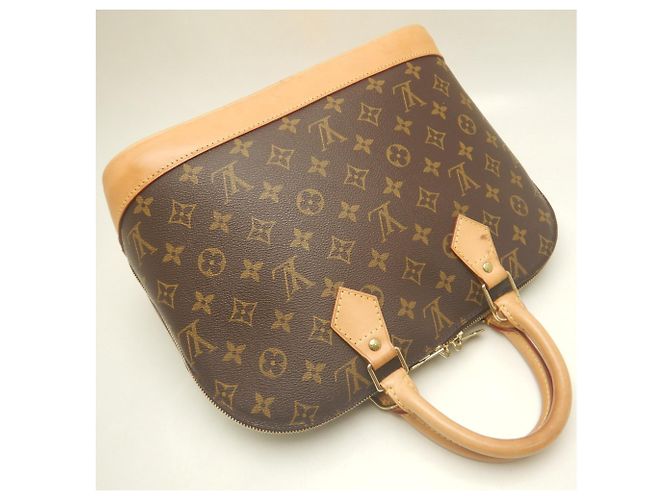 Louis Vuitton Monogram Alma Handtasche Braun Monogramm - Ansicht 3