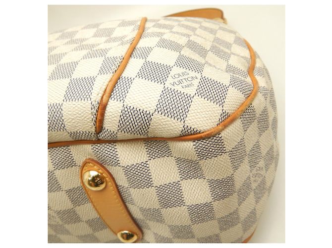 Borsa a tracolla Louis Vuitton Damier Azur Galliera GM Blu - vista 14