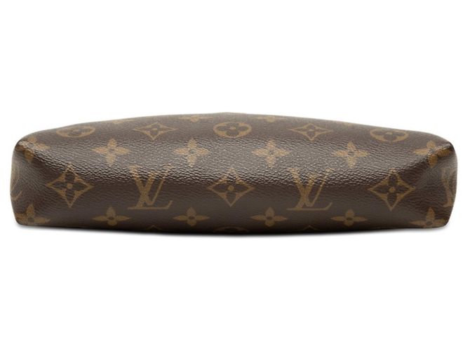 Borsa a mano con catena Louis Vuitton Monogram Pallas Marrone Rosso Fuschia - vista 3