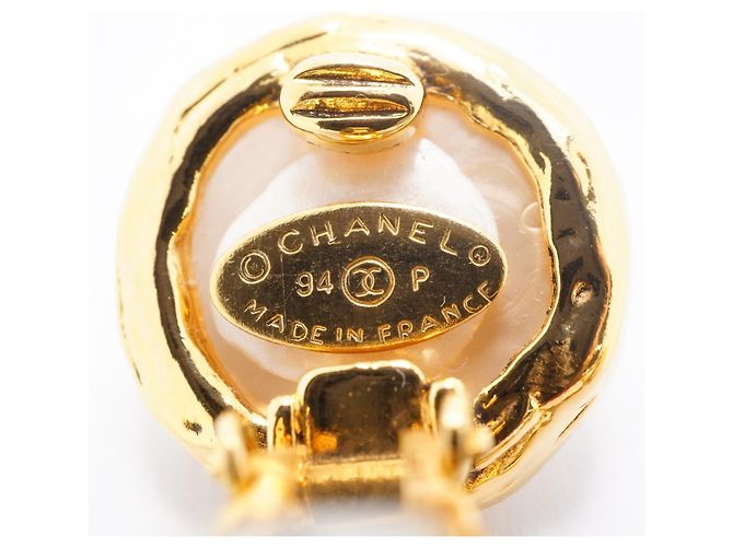 Orecchini a clip Chanel placcati oro D'oro - vista 4
