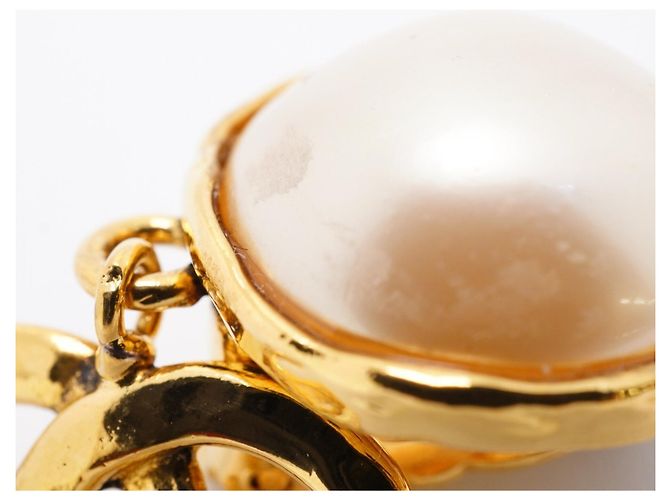 Orecchini a clip Chanel placcati oro D'oro - vista 8