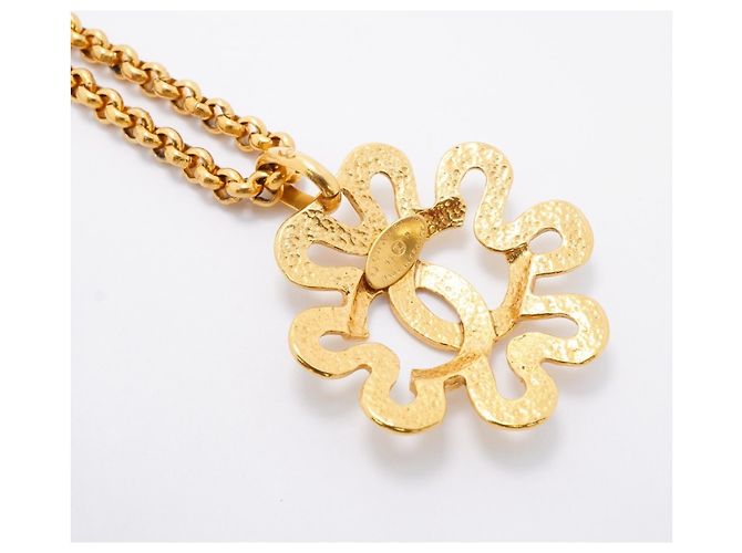 Collana Chanel placcata oro D'oro - vista 2