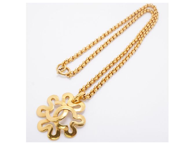 Collana Chanel placcata oro D'oro - vista 3