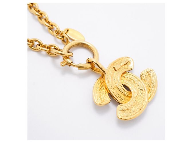 Collana Chanel placcata oro D'oro - vista 2