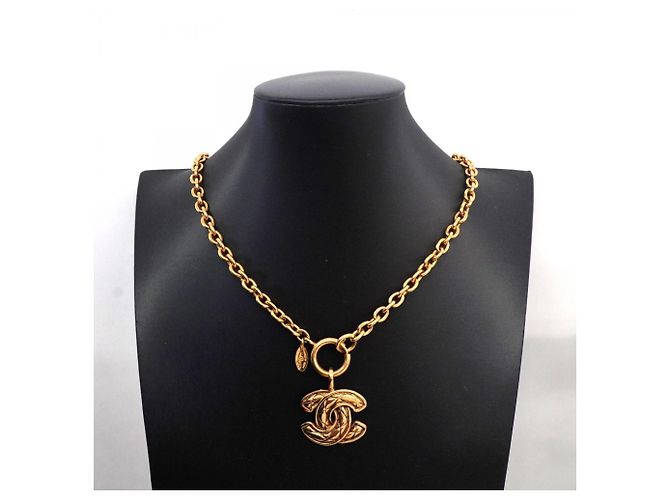 Collana Chanel placcata oro D'oro - vista 8