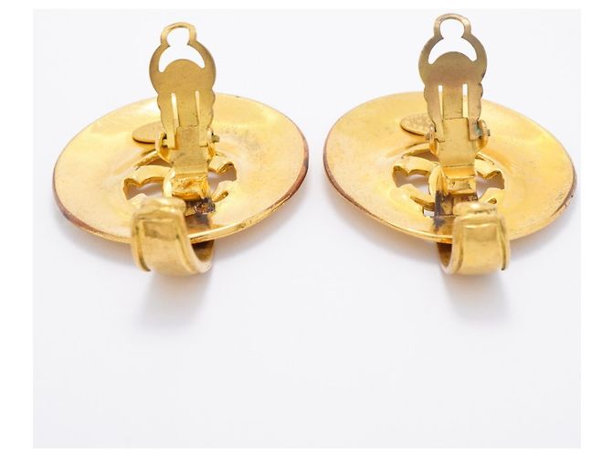 Orecchini a clip Chanel placcati oro D'oro - vista 10