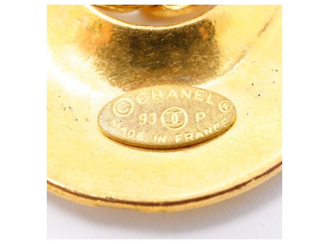 Orecchini a clip Chanel placcati oro D'oro - vista 4