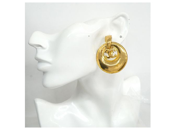 Orecchini a clip Chanel placcati oro D'oro - vista 5