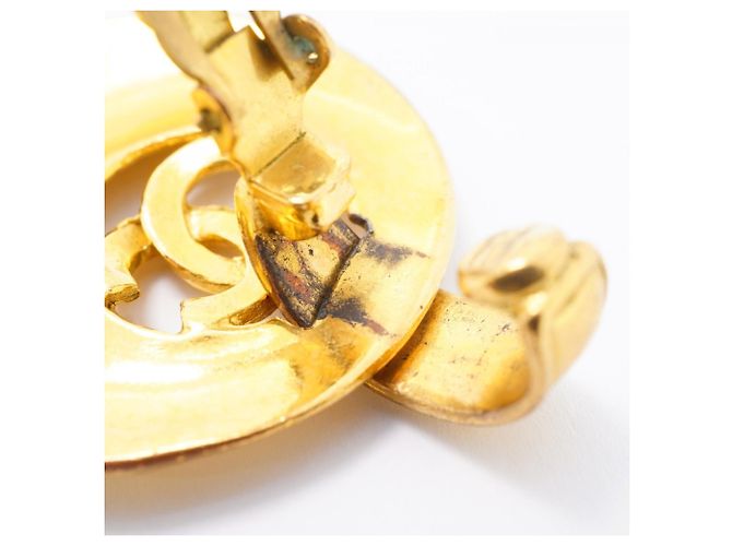 Orecchini a clip Chanel placcati oro D'oro - vista 6