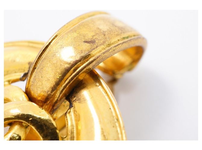 Orecchini a clip Chanel placcati oro D'oro - vista 9