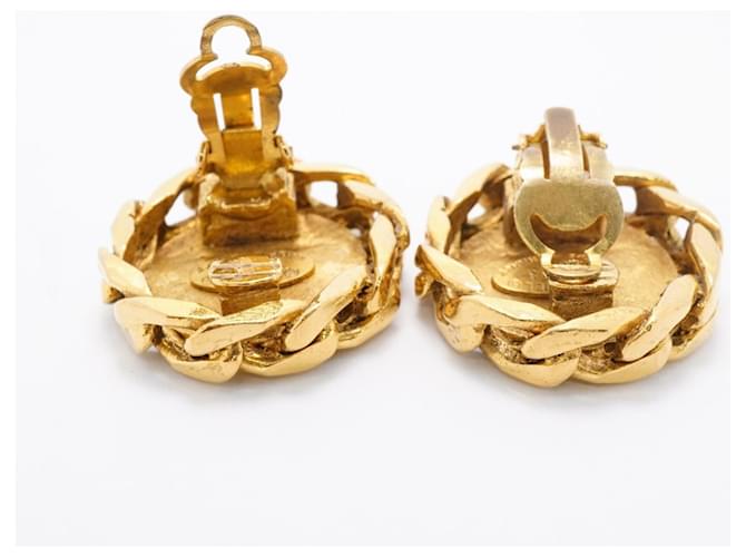 Orecchini a clip Chanel Gold D'oro - vista 3