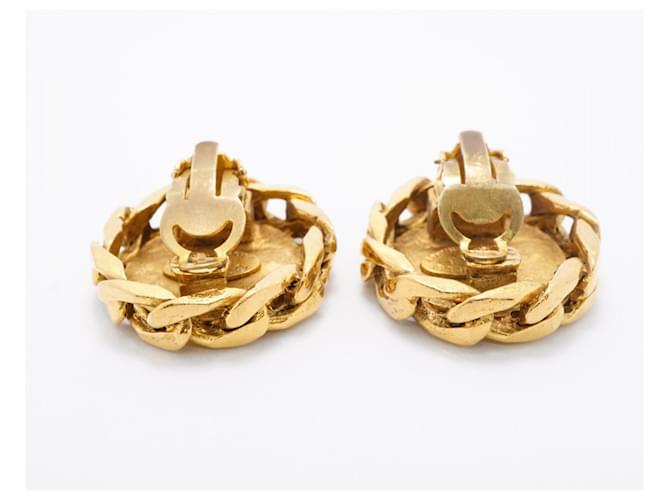 Orecchini a clip Chanel Gold D'oro - vista 6
