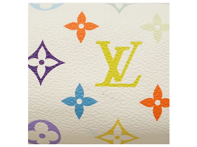 Borsa a mano Louis Vuitton Monogram Multicolor Nano Speedy Bianco - vista 7