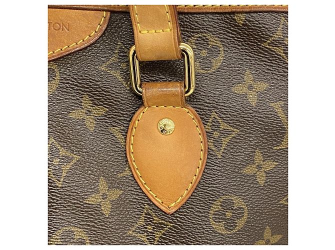 Borsa Louis Vuitton Monogram Palermo PM Marrone - vista 10