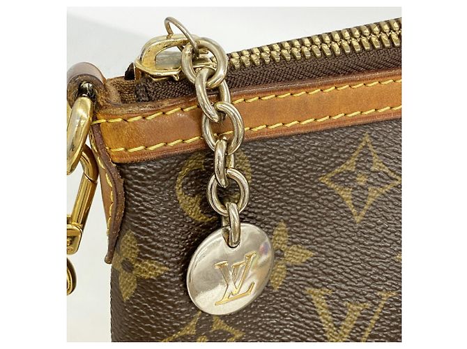 Borsa Louis Vuitton Monogram Palermo PM Marrone - vista 11