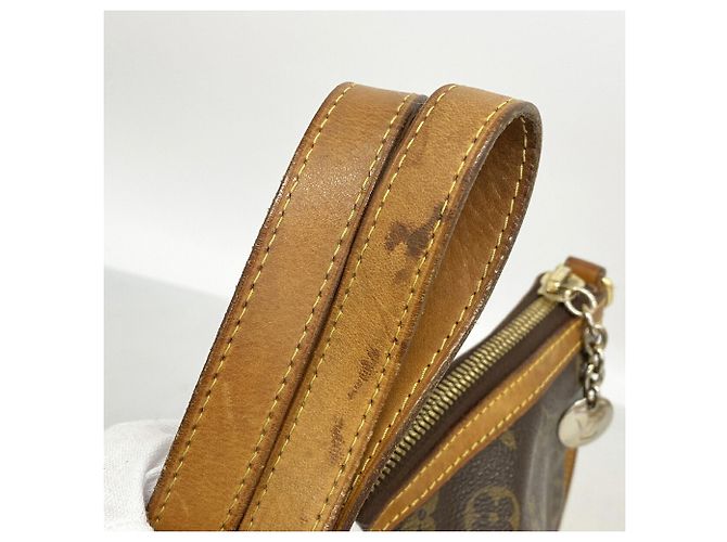 Borsa Louis Vuitton Monogram Palermo PM Marrone - vista 7