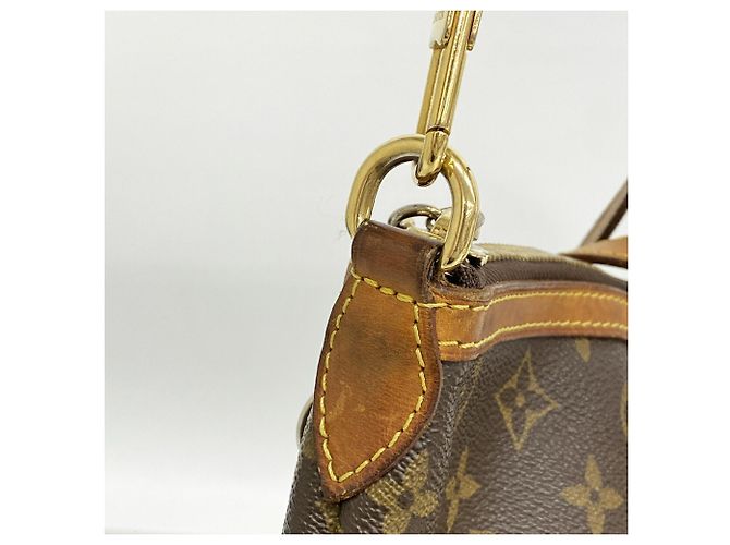 Borsa Louis Vuitton Monogram Palermo PM Marrone - vista 8