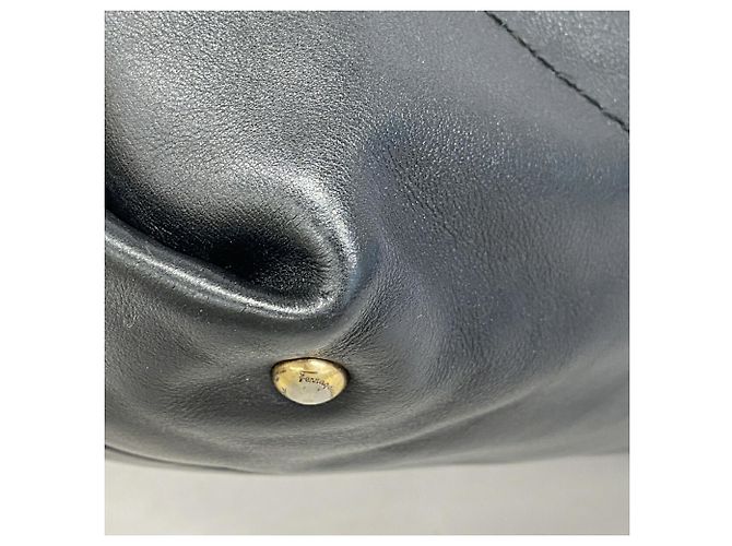 Borsa a tracolla nera Salvatore Ferragamo Nero - vista 6