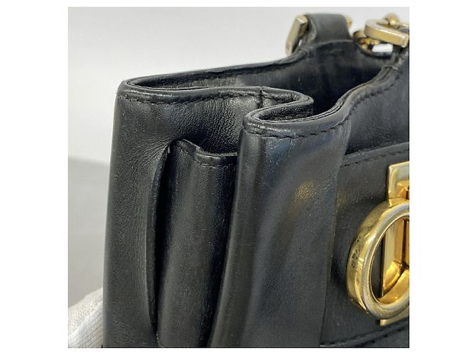 Borsa a tracolla nera Salvatore Ferragamo Nero - vista 7