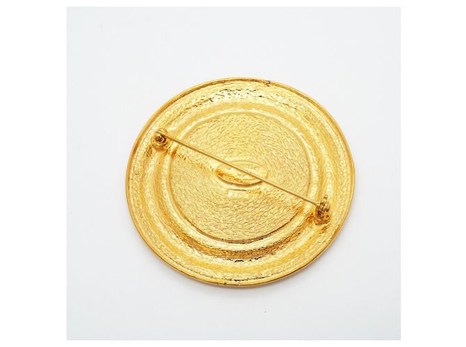 Spilla Chanel placcata oro D'oro - vista 5