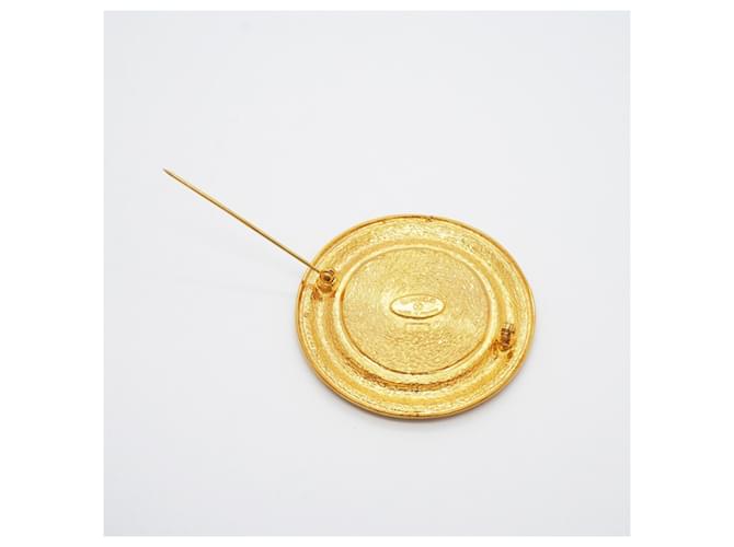 Spilla Chanel placcata oro D'oro - vista 6