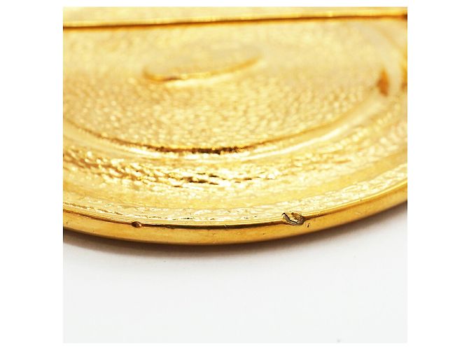 Spilla Chanel placcata oro D'oro - vista 7