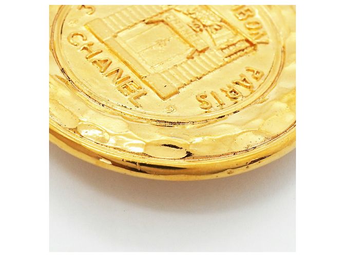Spilla Chanel placcata oro D'oro - vista 8