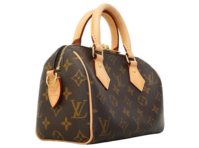 Borsa Louis Vuitton Monogram Speedy Bandoulière 20 Marrone - vista 2