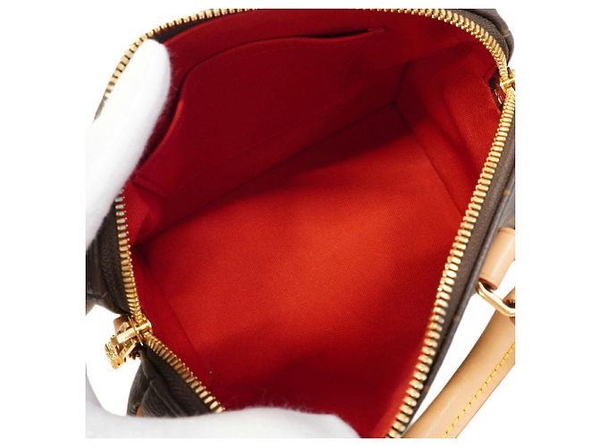 Borsa Louis Vuitton Monogram Speedy Bandoulière 20 Marrone - vista 4