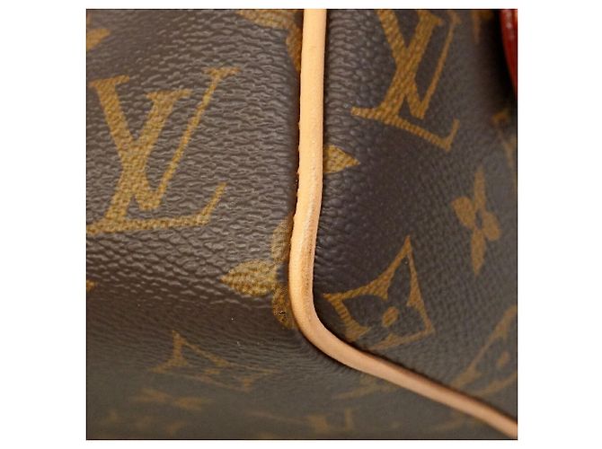 Borsa Louis Vuitton Monogram Speedy Bandoulière 20 Marrone - vista 6