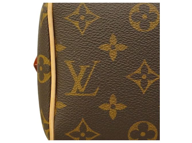 Borsa Louis Vuitton Monogram Speedy Bandoulière 20 Marrone - vista 7