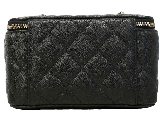 Borsa Vanity Chanel Matelassé Black Nero - vista 8