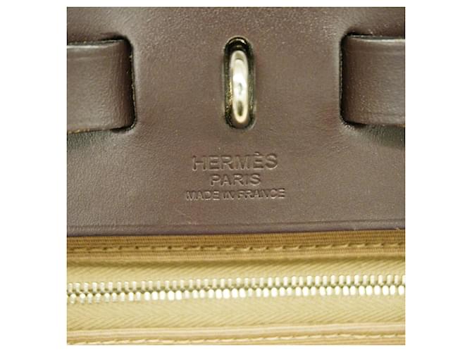 Hermès Borsa Hermes Herbag Zip PM Marrone - vista 5