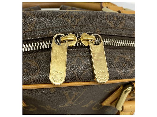 Borsa Louis Vuitton Monogram Manhattan PM Marrone - vista 6