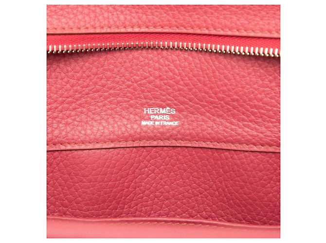 Hermès Borsa Hermes Atlas 35 Rosa Rosso - vista 5