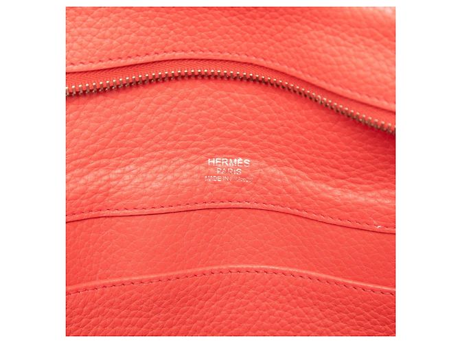 Hermès Borsa Hermes Atlas 35 Rosso - vista 6