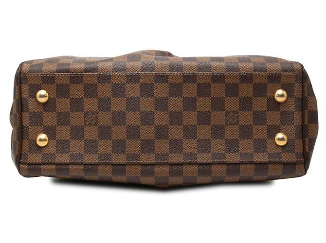 Borsa Louis Vuitton Damier Trevi PM Marrone - vista 3