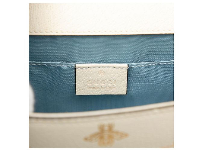 Bolso Mini Sylvie Gucci Bee & Star Blanco - vista 5