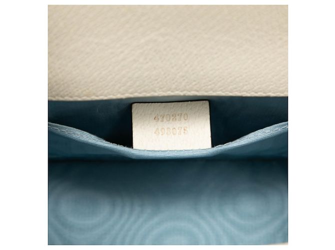 Bolso Mini Sylvie Gucci Bee & Star Blanco - vista 6