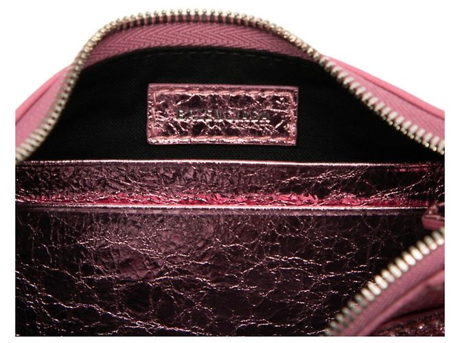 Borsa a catena Balenciaga Le Cagole Mini Argento - vista 5