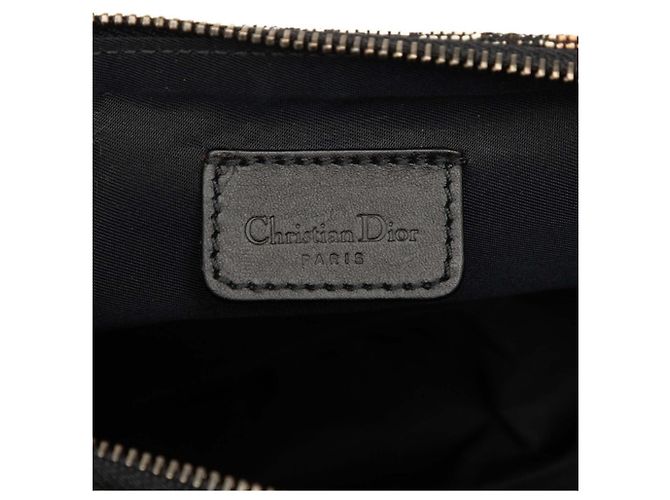 Borsa Saddle Christian Dior Trotter Nero Beige - vista 5