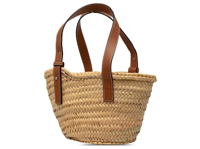 Borsa Cesto Loewe Anagram Marrone - vista 2