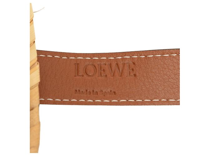Borsa Cesto Loewe Anagram Marrone - vista 5