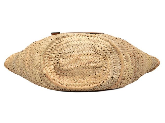 Borsa Loewe Anagram Basket Bag Medium Marrone - vista 3