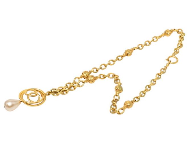 Collana Vintage Chanel Coco Mark D'oro - vista 3