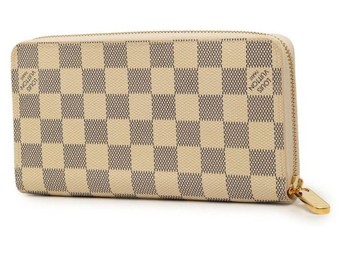 Louis Vuitton Damier Azur Zippy Wallet Weiß - Ansicht 2