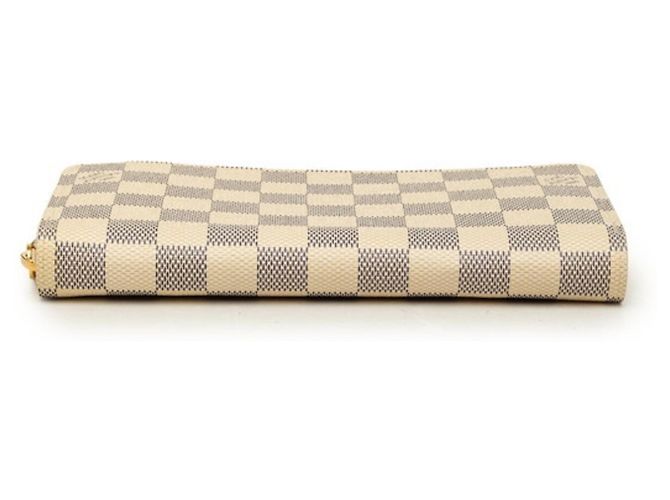 Louis Vuitton Damier Azur Zippy Wallet Weiß - Ansicht 3
