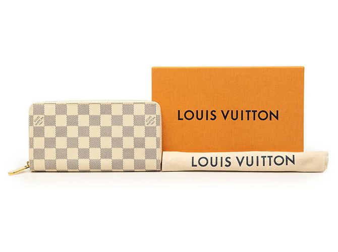 Louis Vuitton Damier Azur Zippy Wallet Weiß - Ansicht 7