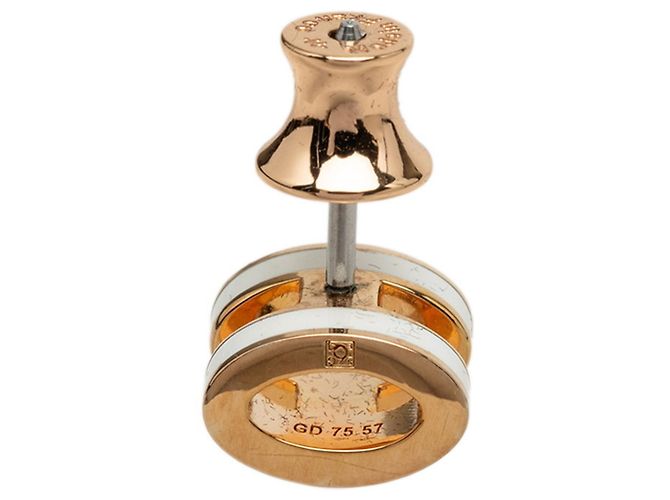 Hermès Brincos Hermes Pop H Mini Branco Dourado - vista 6